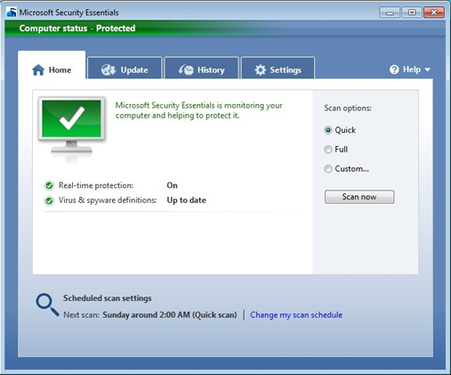 computerstatusprotected_web A green icon means your computer is protected.